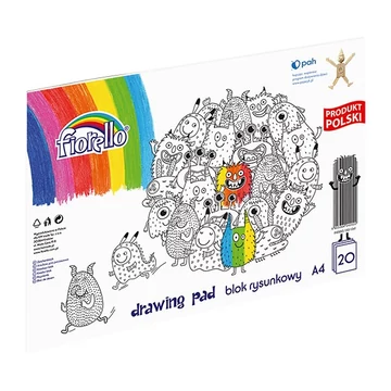 Rajztömb FIORELLO A/4 80gr 20 ív/tömb Rajztömb FIORELLO A/4 80gr 20 ív/tömb