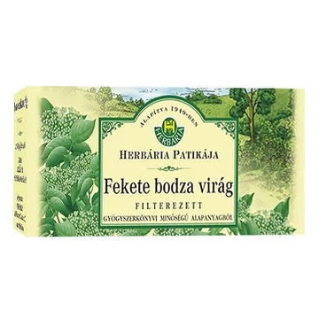 Herbatea HERBÁRIA fekete bodza virág 25x1g Herbatea HERBÁRIA fekete bodza virág 25x1g