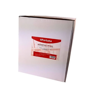 Iratspirál műanyag FORTUNA 51mm 411-450 lap fekete 50/dob Iratspirál műanyag FORTUNA 51mm 411-450 lap fekete 50/dob