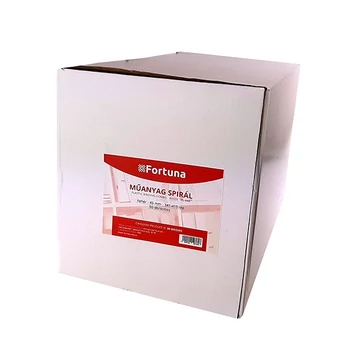 Iratspirál műanyag FORTUNA 45mm 341-410 lap fehér 50/dob Iratspirál műanyag FORTUNA 45mm 341-410 lap fehér 50/dob