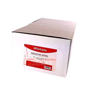 Iratspirál műanyag FORTUNA 32mm 241-280 lap fehér 50/dob Iratspirál műanyag FORTUNA 32mm 241-280 lap fehér 50/dob