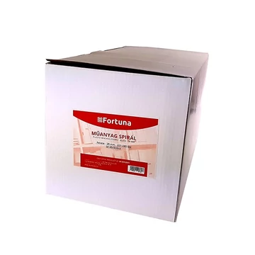 Iratspirál műanyag FORTUNA 28mm 201-240 lap fekete 50/dob Iratspirál műanyag FORTUNA 28mm 201-240 lap fekete 50/dob