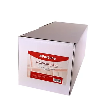 Iratspirál műanyag FORTUNA 22mm 151-180 lap fehér 50/dob Iratspirál műanyag FORTUNA 22mm 151-180 lap fehér 50/dob
