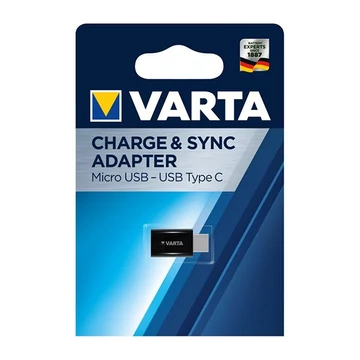 Adapter átalakító VARTA Micro USB - USB C Adapter átalakító VARTA Micro USB - USB C