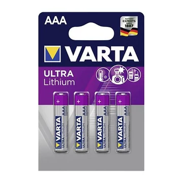 Elem mikro VARTA Ultra Líthium AAA 4-es Elem mikro VARTA Ultra Líthium AAA 4-es