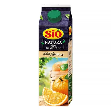 Gyümölcslé SIÓ Natura narancs 100%-os 1L Gyümölcslé SIÓ Natura narancs 100%-os 1L