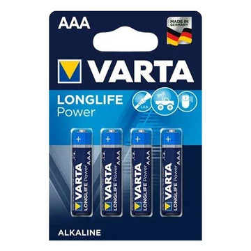 Elem mikro VARTA Longlife Power AAA 4-es Elem mikro VARTA Longlife Power AAA 4-es