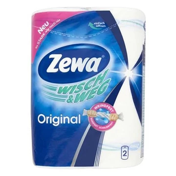 Kéztörlő tekercses háztartási ZEWA Wisch&Weg Original 2 rétegű 2 tekercses Kéztörlő tekercses háztartási ZEWA Wisch&Weg Original 2 rétegű 2 tekercses