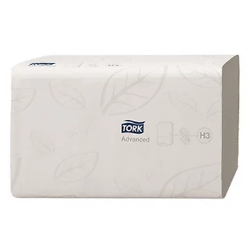 Kéztörlő TORK Soft Singlefold  Advanced  H3 "Z" hajtogatású 2 rétegű Kéztörlő TORK Soft Singlefold  Advanced  H3 "Z" hajtogatású 2 rétegű