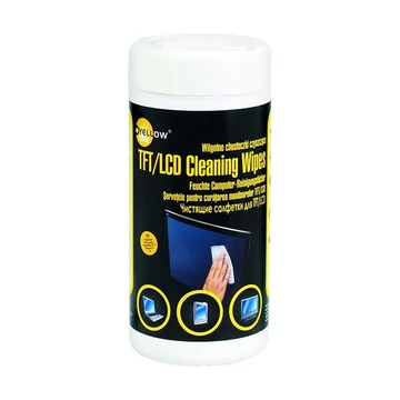 Tisztítókendő YELLOW ONE képernyőhöz 100 db-os Tisztítókendő YELLOW ONE képernyőhöz 100 db-os