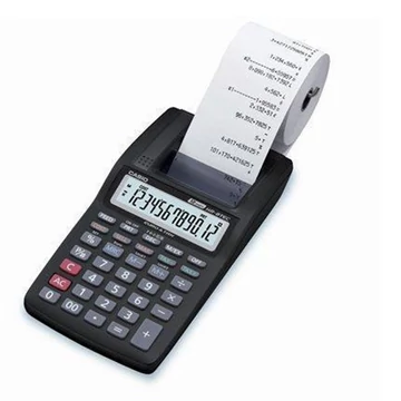 Számológép szalagos CASIO 3 HR-8RCE 12 digit fekete Számológép szalagos CASIO 3 HR-8RCE 12 digit fekete