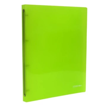 Gyűrűskönyv E-COLLECTION A/4 20 mm 4 gyűrű PP zöld Gyűrűskönyv E-COLLECTION A/4 20 mm 4 gyűrű PP zöld