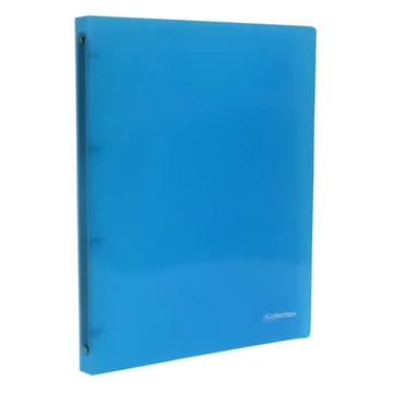 Gyűrűskönyv E-COLLECTION A/4 20 mm 4 gyűrű PP kék Gyűrűskönyv E-COLLECTION A/4 20 mm 4 gyűrű PP kék