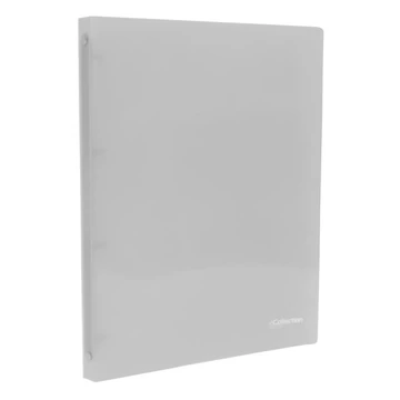 Gyűrűskönyv E-COLLECTION A/4 20 mm 4 gyűrű PP átlátszó Gyűrűskönyv E-COLLECTION A/4 20 mm 4 gyűrű PP átlátszó
