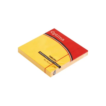 Öntapadós jegyzet OPTIMA 75x75mm neon narancs 100 lap Öntapadós jegyzet OPTIMA 75x75mm neon narancs 100 lap