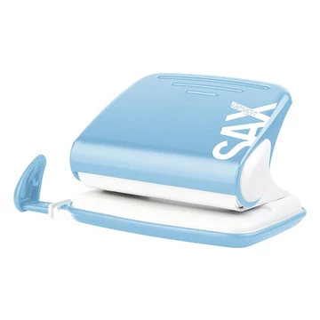 Lyukasztó SAX 318 Design 2 lyukú fém 30 lap világoskék Lyukasztó SAX 318 Design 2 lyukú fém 30 lap világoskék