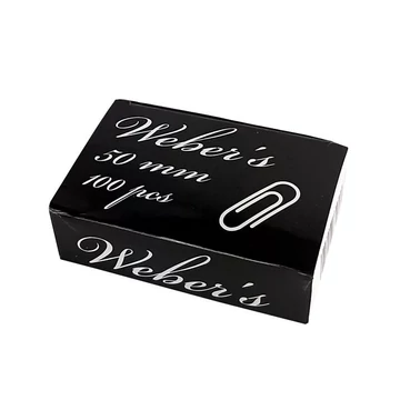 Gemkapocs WEBER`S 50mm nikkel 100 db/doboz Gemkapocs WEBER`S 50mm nikkel 100 db/doboz