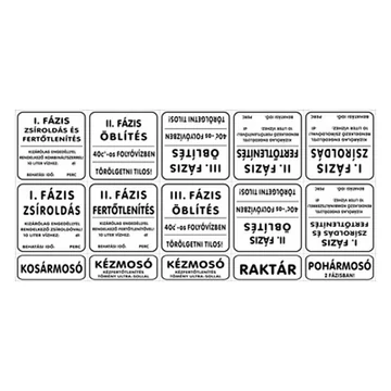 Matrica Köjálos szett csak fázisos fehér Matrica Köjálos szett csak fázisos fehér