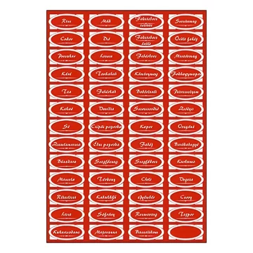 Matrica fűszeres piros "D" Matrica fűszeres piros "D"