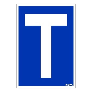 Matrica T betű kék "C" Matrica T betű kék "C"