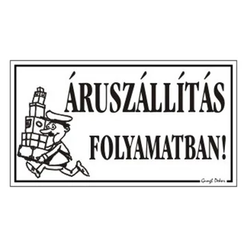 Piktogram Áruszállítás folyamatban fehér Piktogram Áruszállítás folyamatban fehér