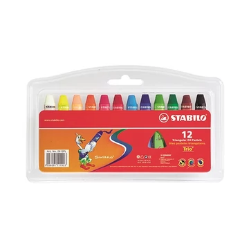 Olajpasztell STABILO 2612 12db-os készlet Olajpasztell STABILO 2612 12db-os készlet