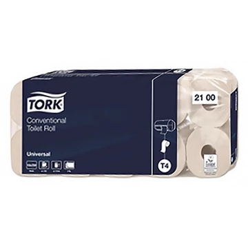 Toalettpapír TORK Universal T4 10 tekercses 2 rétegű fehér Toalettpapír TORK Universal T4 10 tekercses 2 rétegű fehér