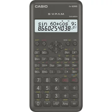 Számológép tudományos CASIO FX-82MS2E 240 funkciós2 soros 10+2 digit Számológép tudományos CASIO FX-82MS2E 240 funkciós2 soros 10+2 digit