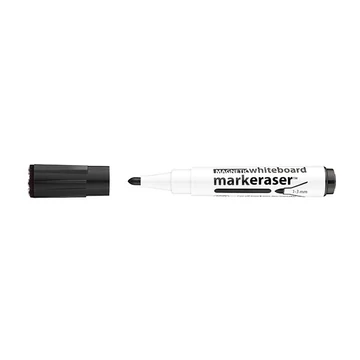 Táblamarker ICO Markeraser mágneses kupakkal törlővel fekete 1-3mm Táblamarker ICO Markeraser mágneses kupakkal törlővel fekete 1-3mm
