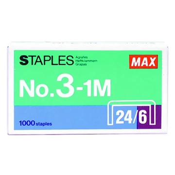 Tűzőkapocs MAX 24/6 1000/dob Tűzőkapocs MAX 24/6 1000/dob