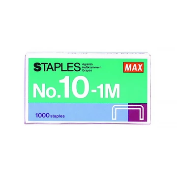 Tűzőkapocs MAX No.10 1000 db/dob Tűzőkapocs MAX No.10 1000 db/dob