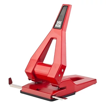 Lyukasztó SAX 608 2 lyukú fém 65 lap piros Lyukasztó SAX 608 2 lyukú fém 65 lap piros