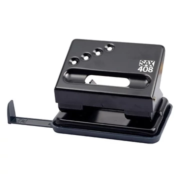 Lyukasztó SAX 408 2 lyukú fém 30 lap fekete Lyukasztó SAX 408 2 lyukú fém 30 lap fekete
