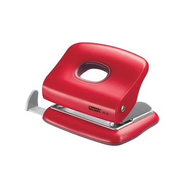 Lyukasztó RAPID FC20 2 lyukú fém 20 lap piros Lyukasztó RAPID FC20 2 lyukú fém 20 lap piros