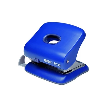 Lyukasztó RAPID FC30 2 lyukú fém 30 lap kék Lyukasztó RAPID FC30 2 lyukú fém 30 lap kék