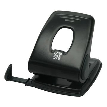 Lyukasztó SAX 518 2 lyukú fém 40 lap fekete Lyukasztó SAX 518 2 lyukú fém 40 lap fekete