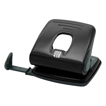 Lyukasztó SAX 418 2 lyukú fém 25 lap fekete Lyukasztó SAX 418 2 lyukú fém 25 lap fekete