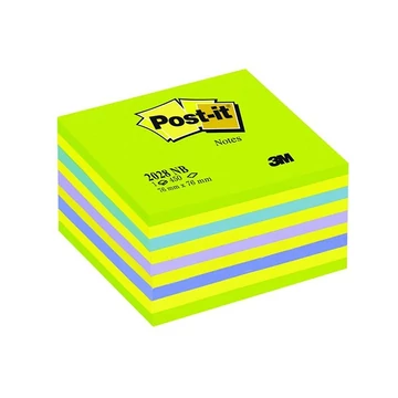 Öntapadós jegyzet 3M Post-it LP 2028NB 76x76mm lollipop zöld  450 lap Öntapadós jegyzet 3M Post-it LP 2028NB 76x76mm lollipop zöld  450 lap