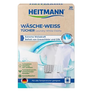 Fehérítő kendő HEITMANN 20 db/doboz Fehérítő kendő HEITMANN 20 db/doboz