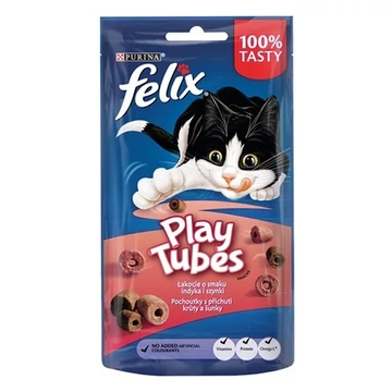 Állateledel jutalomfalat FELIX Play Tubes macskáknak pulyka-sonka 50g Állateledel jutalomfalat FELIX Play Tubes macskáknak pulyka-sonka 50g