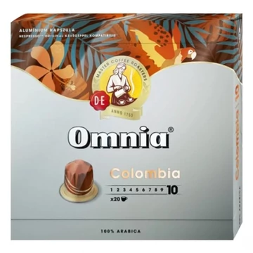 Kávékapszula DOUWE EGBERTS Omnia Nespresso Espresso Columbia 20 kapszula/doboz Kávékapszula DOUWE EGBERTS Omnia Nespresso Espresso Columbia 20 kapszula/doboz