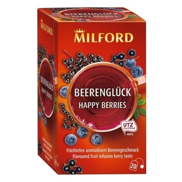 Gyümölcstea MILFORD bogyósgyümölcs 20 filter/doboz Gyümölcstea MILFORD bogyósgyümölcs 20 filter/doboz