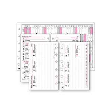Gyűrűs kalendárium betét SATURNUS S311/F heti fehér lapos 2025. Gyűrűs kalendárium betét SATURNUS S311/F heti fehér lapos 2025.