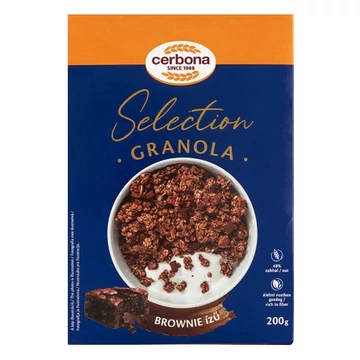 Müzli CERBONA Brownie dobozos 200g Müzli CERBONA Brownie dobozos 200g