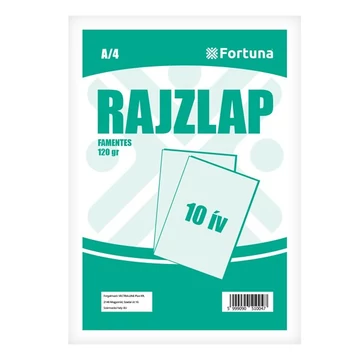 Rajzlap famentes FORTUNA A/4 120 gr 10 ív/csomag Rajzlap famentes FORTUNA A/4 120 gr 10 ív/csomag