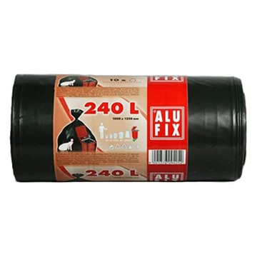 Szemeteszsák ALUFIX 240L köthető füles 10 db/tekercs Szemeteszsák ALUFIX 240L köthető füles 10 db/tekercs