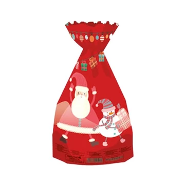 Mikulászacskó LIZZY CARD műanyag 15x30 cm Hóember 50 db/csomag Mikulászacskó LIZZY CARD műanyag 15x30 cm Hóember 50 db/csomag