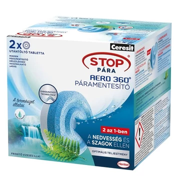 Páramentesítő tabletta CERESIT STOP PÁRA 2x450 g frissítő vízesés Páramentesítő tabletta CERESIT STOP PÁRA 2x450 g frissítő vízesés