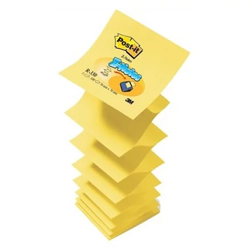 Öntapadós jegyzet 3M Post-it LP330N "Z" 76x76mm sárga 12x100 lap Öntapadós jegyzet 3M Post-it LP330N "Z" 76x76mm sárga 12x100 lap