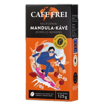 Kávé szemes CAFE FREI Kaliforniai Mandula 125g Kávé szemes CAFE FREI Kaliforniai Mandula 125g